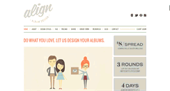 Desktop Screenshot of alignalbumdesign.com